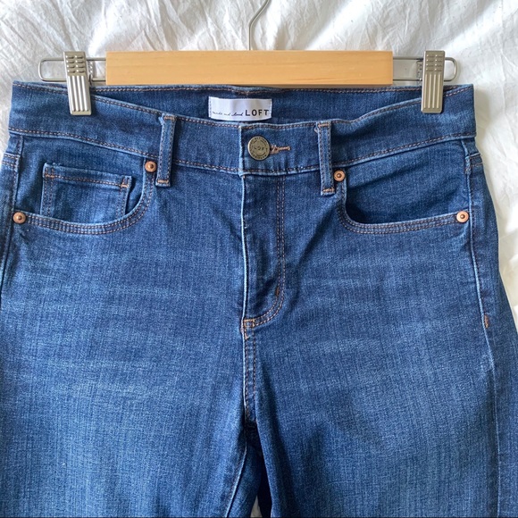 LOFT Modern Straight Denim Jeans - Picture 3 of 7